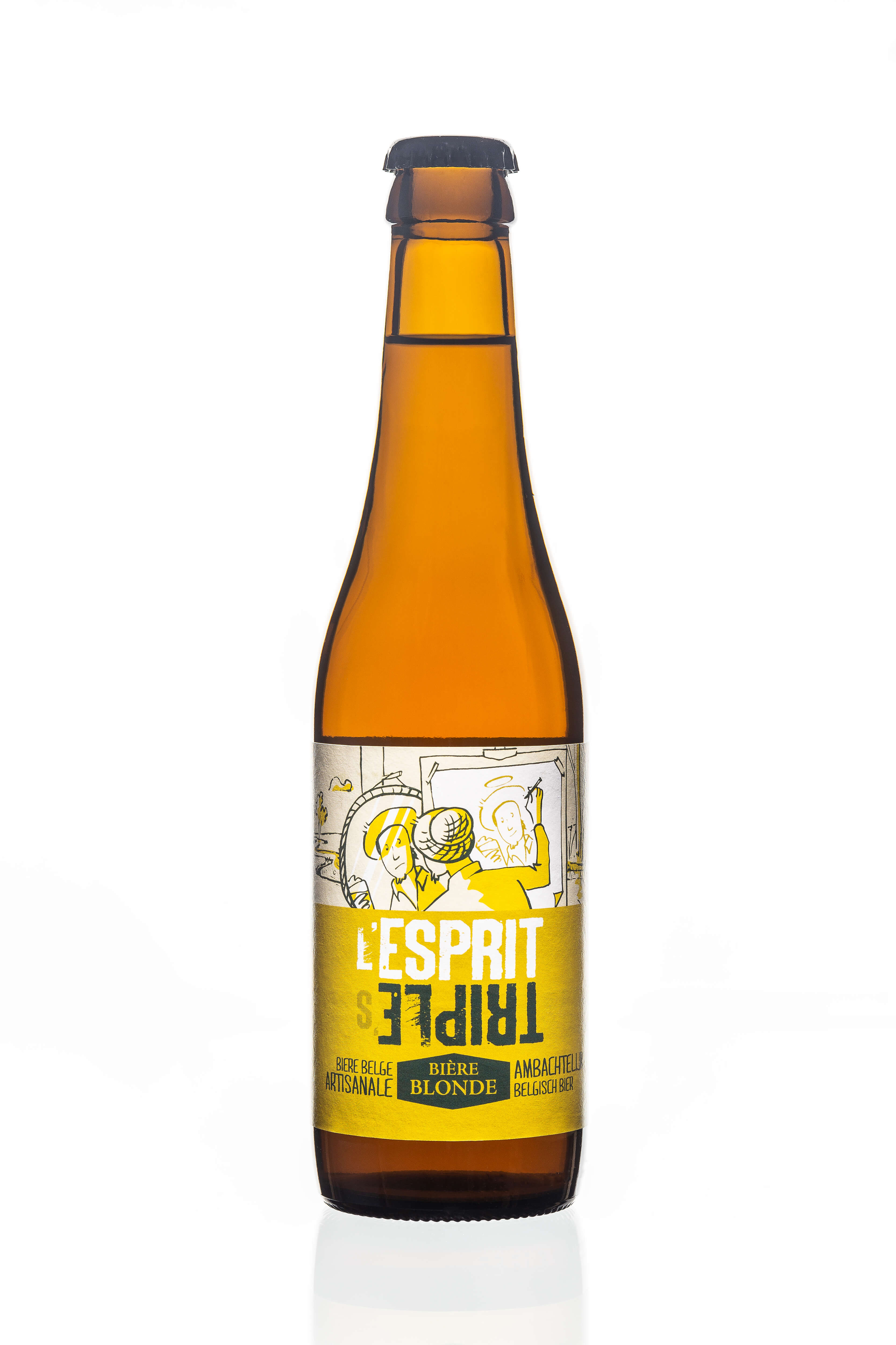 Brasserie de la Lesse Bière l'esprit triple's 8% bio 33cl - 5025